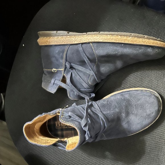 Born Shoes - Born blue suede bootie